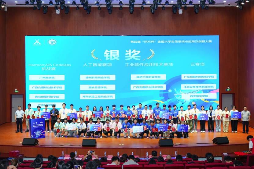 说明:银奖颁奖现场